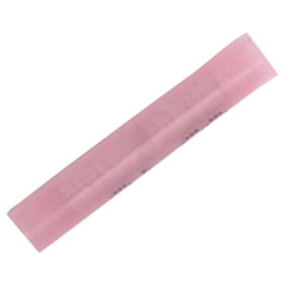 22-18 AWG Nylon Butt Connectors, Red, 100-Pack image number 0