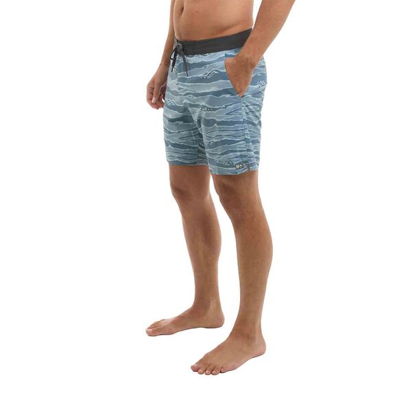 Men's Ledge Wahoo Camo Board Shorts image number 2