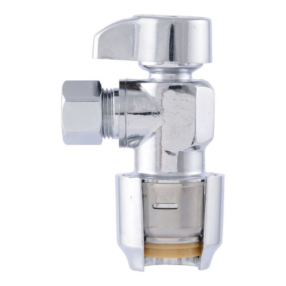 SharkBite Max Push Angle Stop 1/2" x 3/8" Comp image number 0
