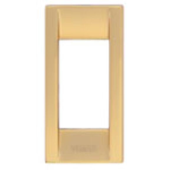 Vimar Idea Classica 16781.32 1-Module Cover Plate, Polished Gold image number 0