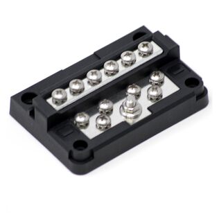 RT Series Screw Terminal 12 Circuit Dual Level Busbar