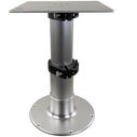 14" - 28" Anodized Air-Powered 3-Stage Table Pedestal image number 3