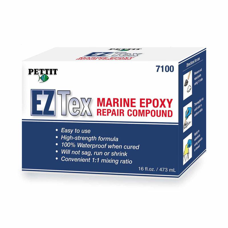 EZ-Tex Marine Epoxy Repair Compound, 16 oz. image number 0