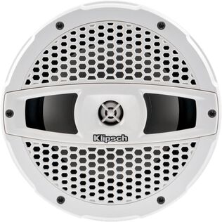KMS850AW 8.50" Marine Coaxial Speakers with White Colored Grilles