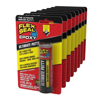 Flex Seal&reg; Epoxy Ultimate Putty, Dark Gray, 2oz, 8-Pack