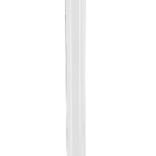 12" Manually Folding Light Post with 316 Stainless Steel Base & LTBLED12C5 Navigation Light - White