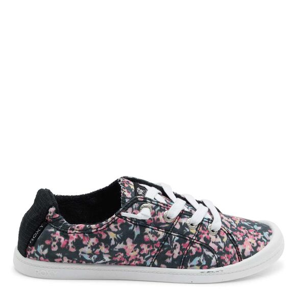 Gray Floral Roxy Bayshore ROXY Women's Bayshore III Sneakers
