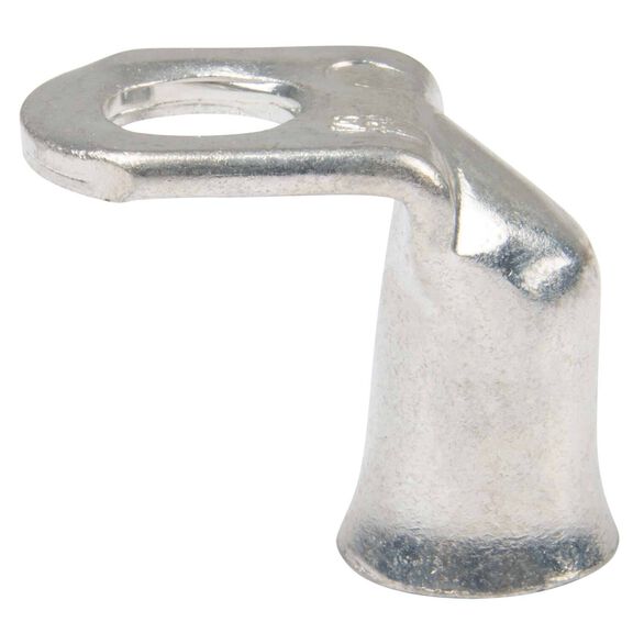 1/0 AWG 90&deg; Heavy-Duty Tinned Copper Lug, 3/8" Stud Size, 2-Pack image number 0