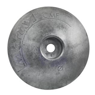 Zinc Euro Style Rudder/Trim Tab Anode, 0.35" x 3.5" x 0.66"