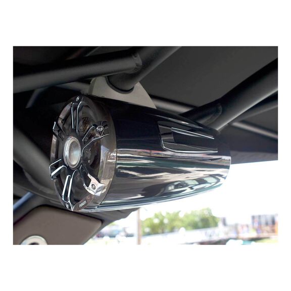SG-FT88SPWC 8.8" 330 Watt Coaxial Wake Tower Sports Speakers, Silver/Chrome Sport Grilles, with White or Blue LED Illumination image number 5