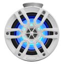 HYDRO 6.5" Short Marine Tower Speakers with Flat and Pole Mount, RGB LED Lights, 300 Watts, White image number 1