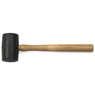 16 oz. Rubber Mallet with Hickory Handle