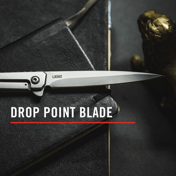 LX350 Founder's Collection Origin Knife Stainless, Stiletto Blade image number 1