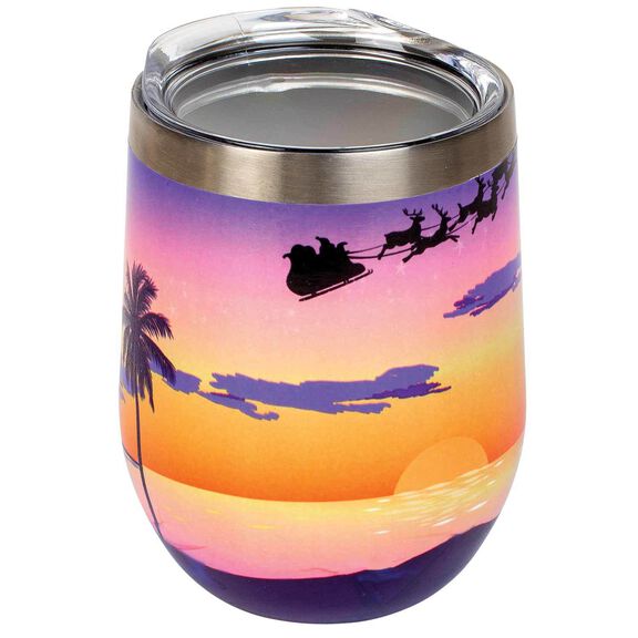 12 oz. Insulated Holiday Wine Tumbler image number 0