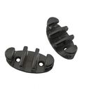 3" Rope Cleat, Black, Nylon, 2-Pack image number 0