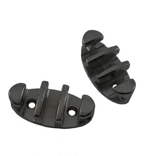 3" Rope Cleat, Black, Nylon, 2-Pack