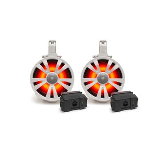 ExtremeTower 8" Amplified Bluetooth Tower Speakers + Dual Batteries