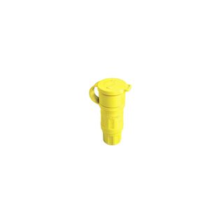 30 Amp 125 Volt Locking Connector, Industrial Grade, Grounding, NEMA L5-30R 2P-3W, Wetguard Watertight