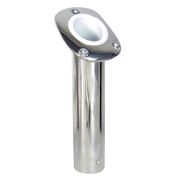 Bluewater 30 Deg. Stamped S.S. Flush Mount Rod Holder image number 0