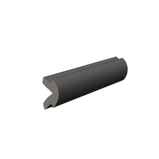 Flexible Rub Rail Insert Kit, Black, 50'