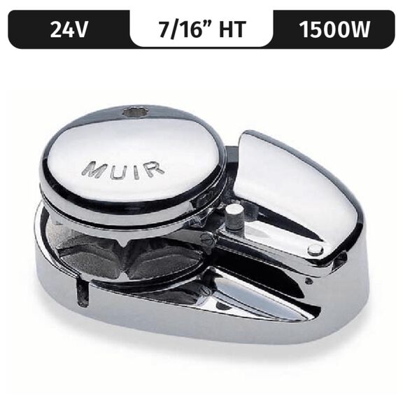 Muir Storm 2500 Low-Profile Windlass, 7/16" HT (G4), 24V DC, 1200W image number 0