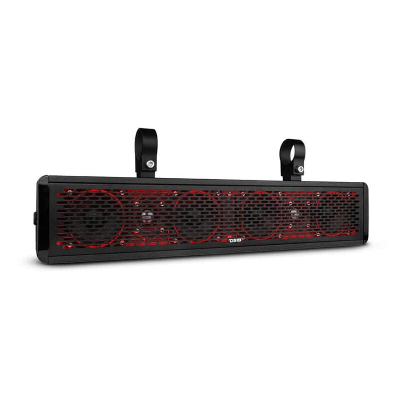 Ds18 HYDRO 25" 2-Way ( 4 x 4" Mid-range + 2 x Tweeters ) Sound Bar Waterproof Speaker System with Integrated RGB Lights, 600 Watts | by West Marine