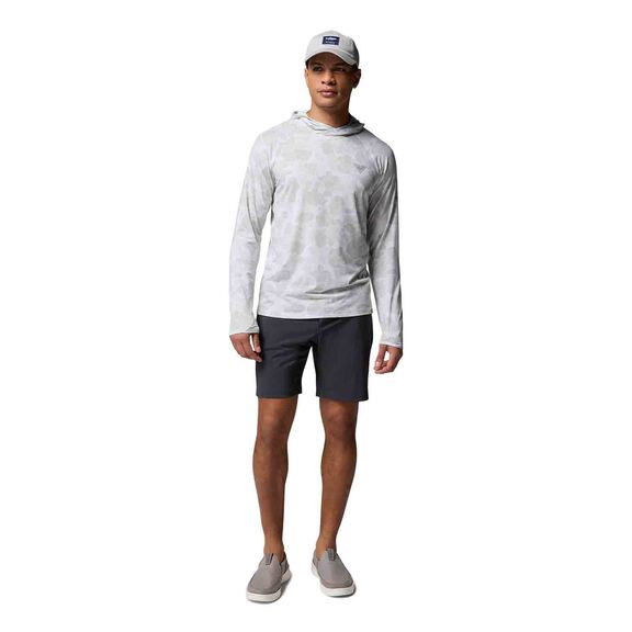 Men's PFG Uncharted II Printed Hooded Shirt image number 5