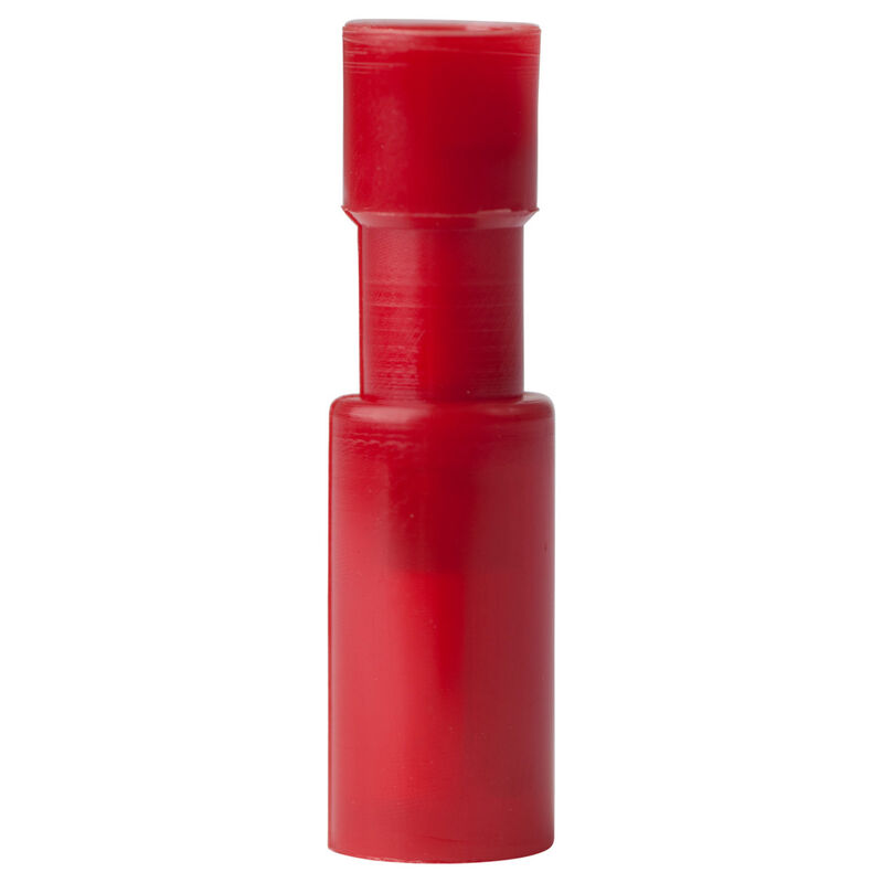 22-18 AWG Female Nylon Snap Plugs, Red, 4-Pack image number 0