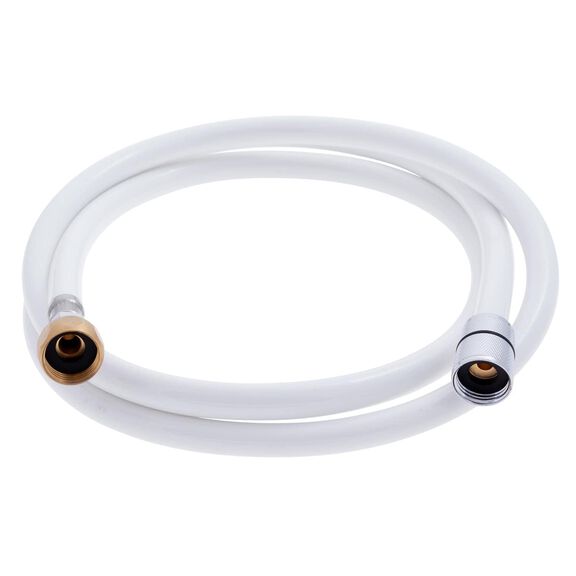 Hose 6' Rubber PVC 1/2" NPS-F + 1/2" NPS-F Adapter White image number 2