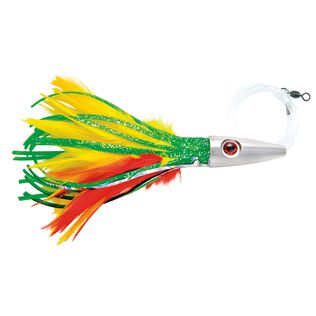 Ahi Slayer Rigged & Ready, Dolphin Feather Skirt, 7/0 Mustad Hook, AFW Swivel, 100 lb Grand Slam Mono Line, 6'