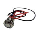 16mm LED Two Position Switch, White image number 2
