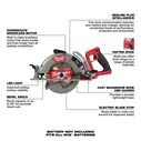 M18 FUEL&trade; Rear Handle 7-1/4" Circular Saw image number 1