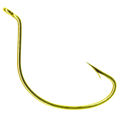 Classic Wide Gap Hook, 24kt Gold, Size 4/0, 100-Pack