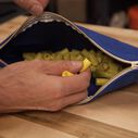 Zipper Bags, Canvas Tool Pouches Olive/Orange/Blue/Yellow, 4-Pack image number 3