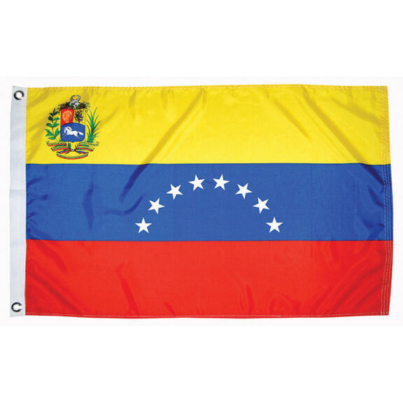 Venezuela Courtesy Flag, 18"L x 12"W image number 0