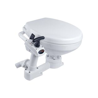 SEAFLO 12V Manual T-Handle Flush Marine Toilet