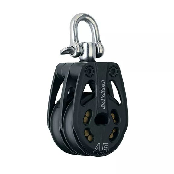45 mm Aluminum Double Block &mdash; Swivel image number 0