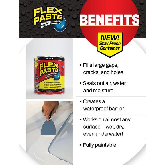 Flex Paste&reg; White, 8.75 oz, 4-Pack image number 6