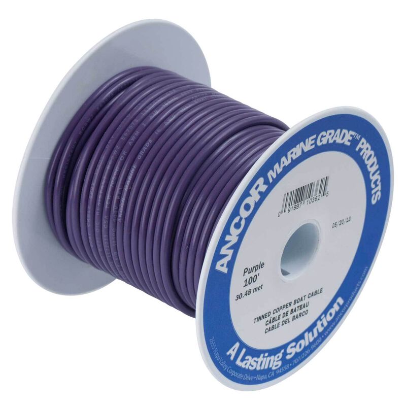 ANCOR 14 AWG Primary Wire, 500' Spool, Purple