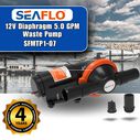 SEAFLO 12V Diaphragm 5.0 GPM Waste Pump &ndash; 360-Degree Rotating Head image number 1