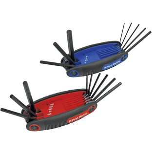 Folding SAE & Metric Hex Key 2-Pack