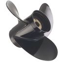 7.9" x 6" Quicksilver Black Diamond 3-Blade, RH, High Thrust Aluminum Propeller image number 0