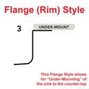 Rectangle Sink Brushed Finish, 304 Stainless Steel, 2" Drain, SUPERSoundKOTE image number 5