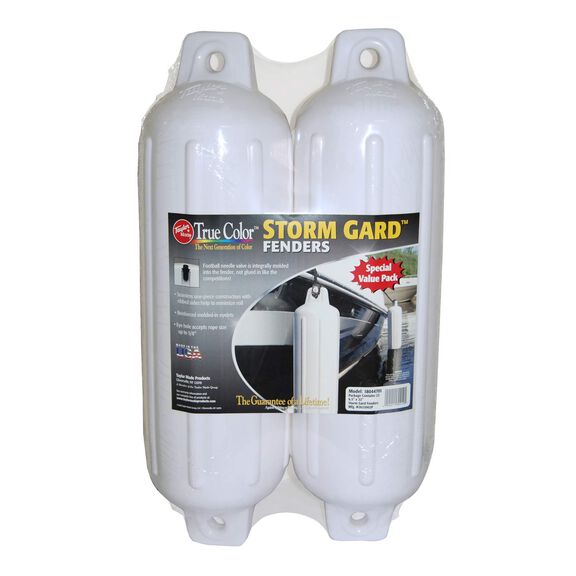 6 1/2" X 22" Storm Gard&trade; Fender 2-Pack, White image number 0
