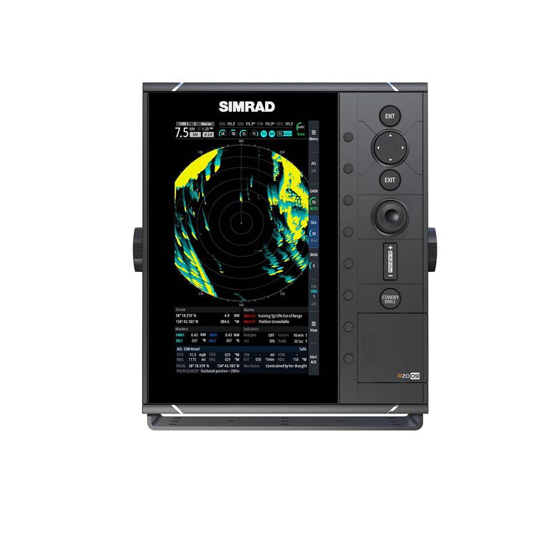 SIMRAD R2009 Standalone Radar Display with 3G Radar Dome image number 0