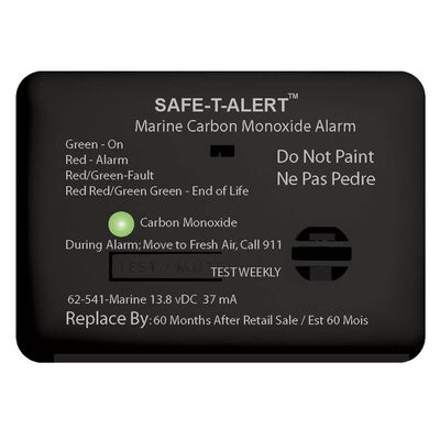 Safe-T-Alert Carbon Monoxide Alarm, 12V DC, Surface Mount, HardWire