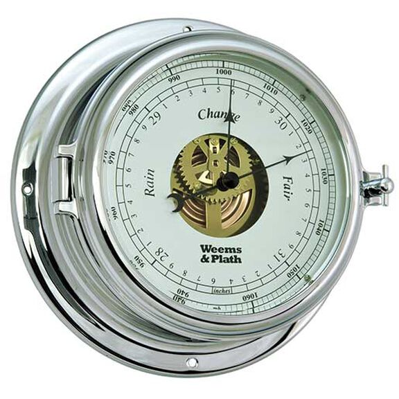Endurance II 135 Open Dial Barometer, Chrome image number 0