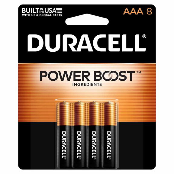 Coppertop AAA batteries with POWER BOOST Ingredients, 8 Pack image number 0