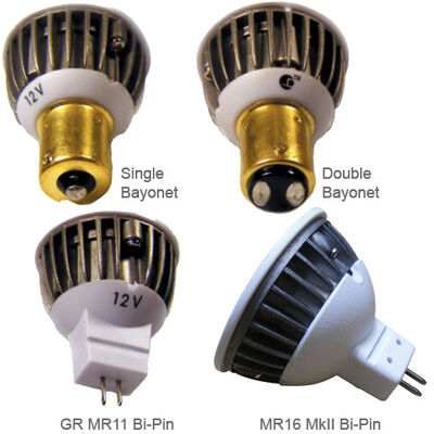 G4 MR11 MR16 Bayonet LED Replacement Bulbs
