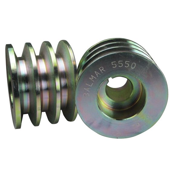 2.9" Diameter, 1/2" Triple V Belt Alternator Pulley image number 0
